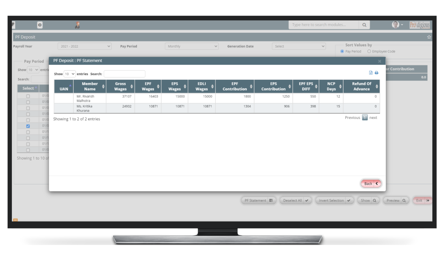 Statutory-Compliances screenshot